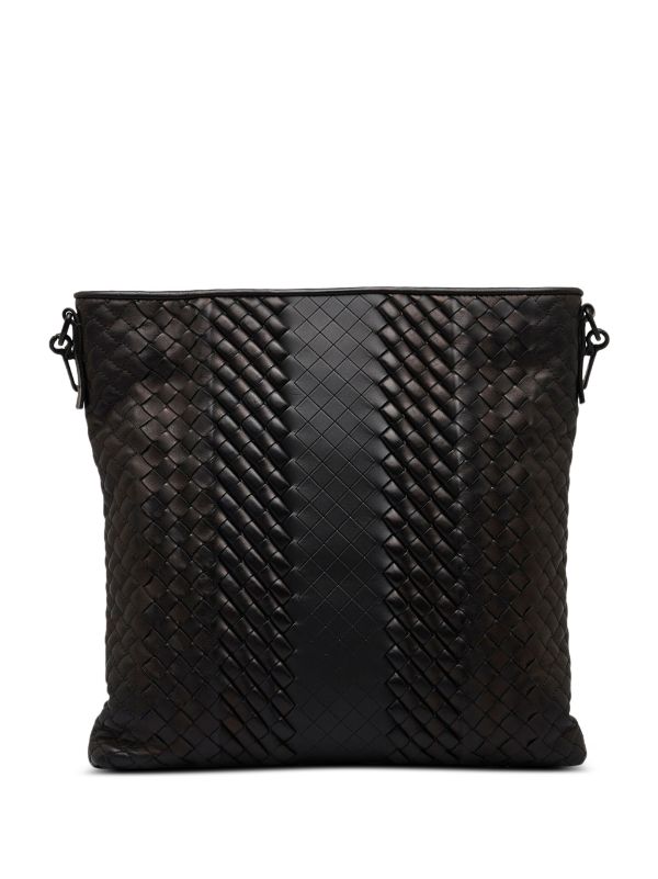 Bottega Veneta® Women's Intrecciato Wallet On Strap in Black. Shop