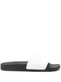 MSGM logo-embossed slides - Black