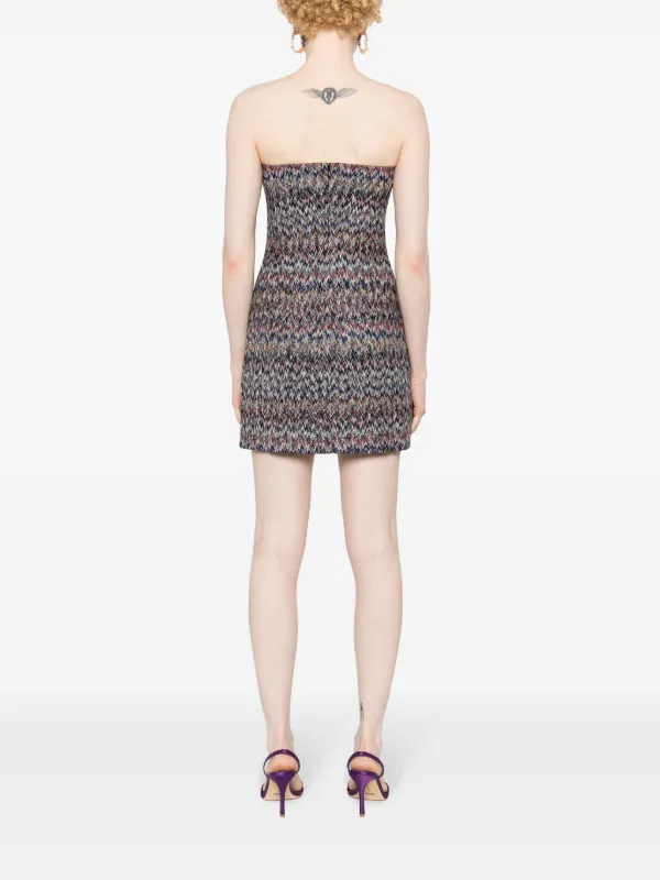 Missoni strapless dress hotsell