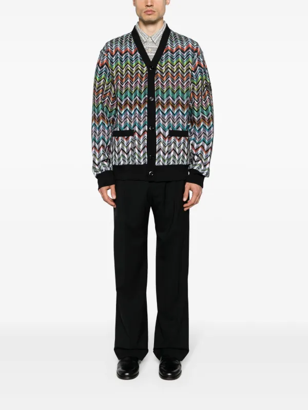 Missoni ジグザグ カーディガン | ブラック | FARFETCH JP
