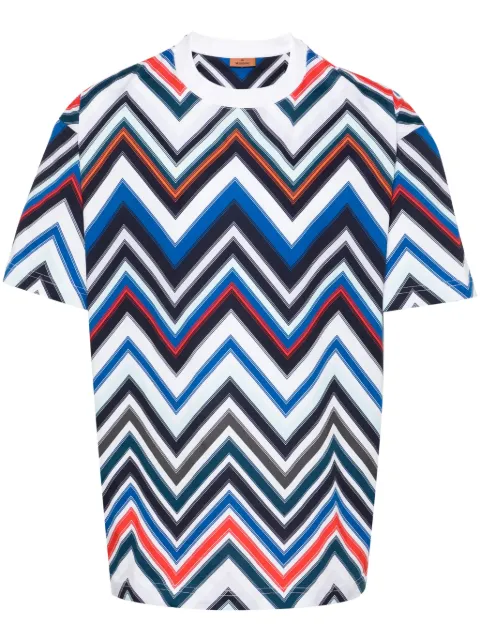 Missoni zigzag-print cotton T-shirt