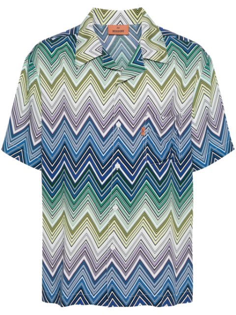 Missoni zigzag short-sleeved shirt 