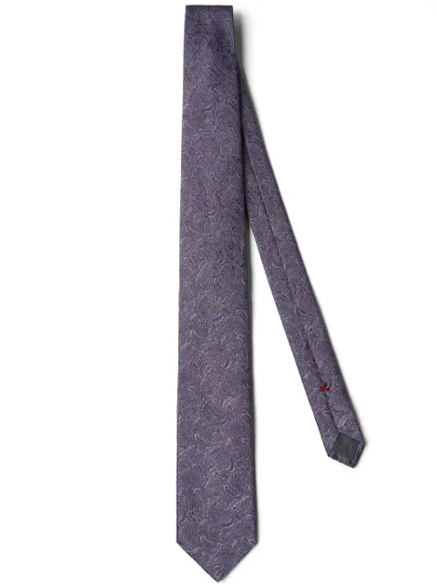 Brunello Cucinelli paisley-print silk tie 
