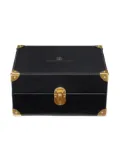 Brunello Cucinelli eight watch leather case - Black
