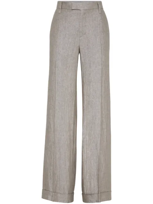 Pantalon ample à plis marqués - Brunello Cucinelli - Modalova