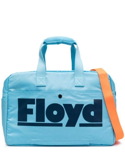 Floyd logo印花拉链开合旅行包