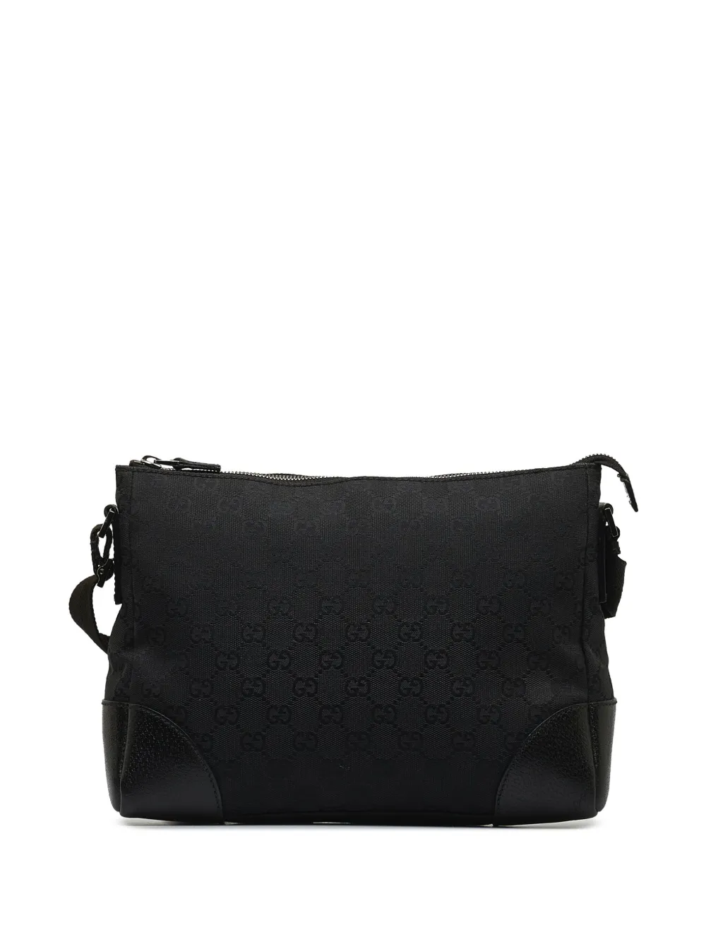 Gucci Pre-Owned 2000-2015 Gucci GG Canvas Crossbody - Zwart