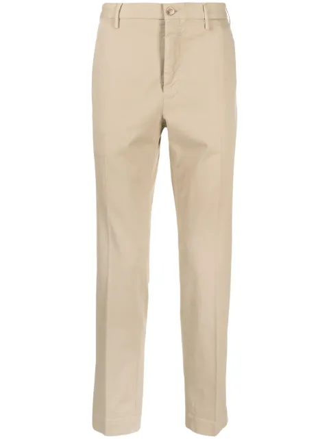 Incotex low-rise pleated chinos