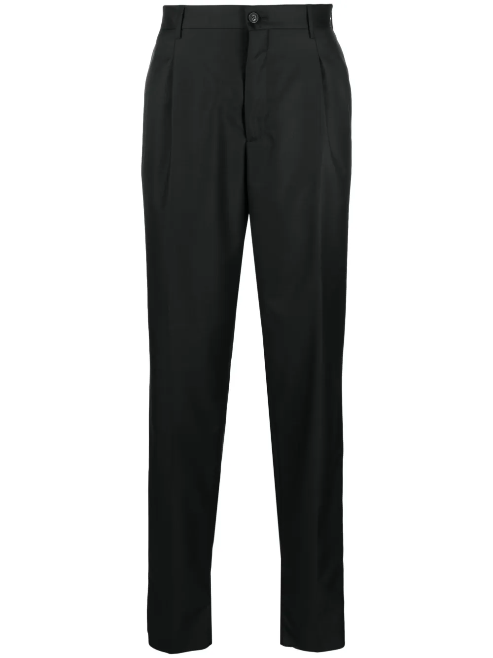 Giorgio Armani Straight pantalon met geplooid detail Blauw