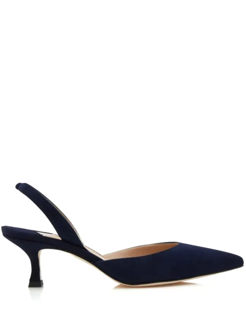 Manolo Blahnik 70 mm Carolyne slingback pumps Blauw