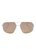 Mykita Angus pilot-frame sunglasses - Silver