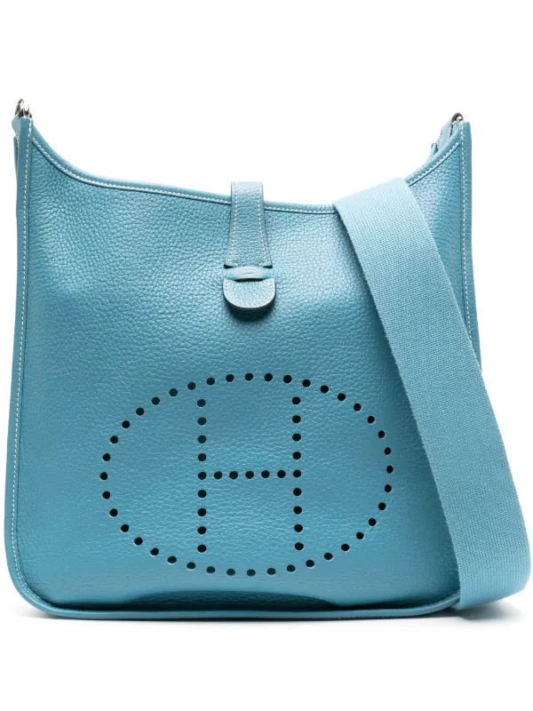 Hermès Pre-owned 2011 Evelyne Shoulder Bag in Blue