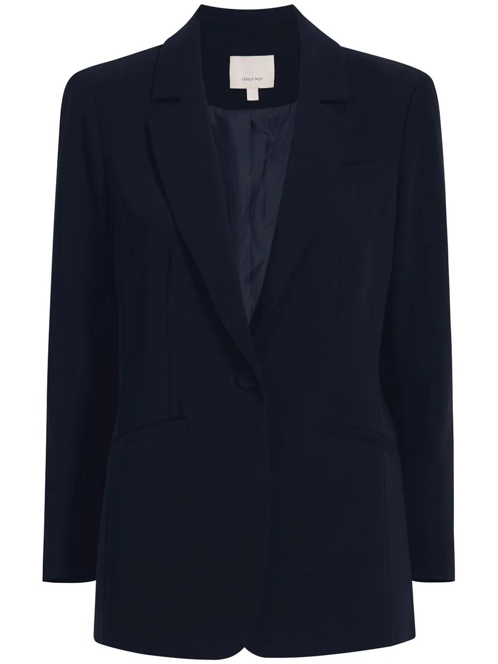 Cinq À Sept Karlie Single-breasted Blazer In Blue