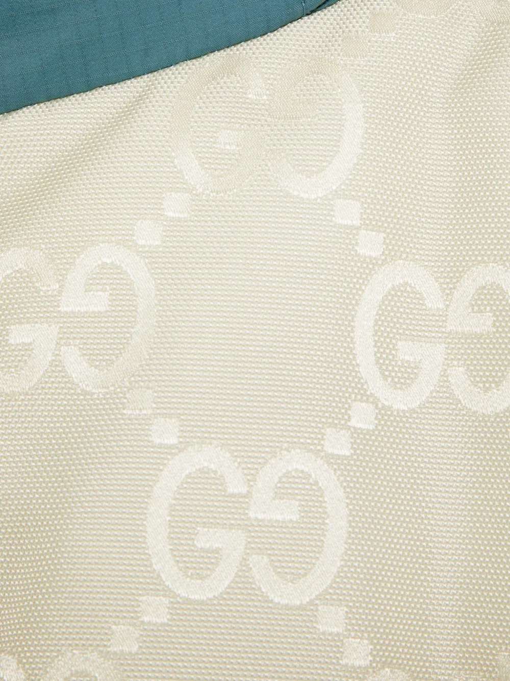 Gucci Gg Canvas Padded Jacket In Blue