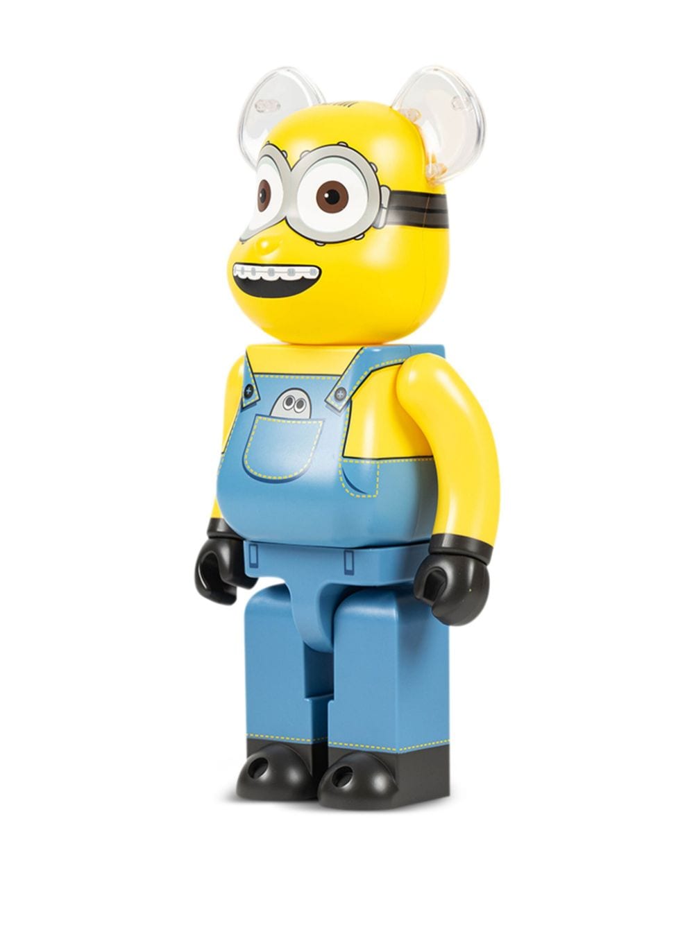 Shop Medicom Toy X Despicable Me Otto Minion Be@rbrick 400% Figure In Blue
