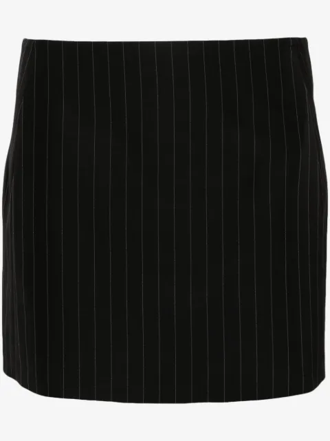 P.A.R.O.S.H. pinstripe-pattern thigh-high skirt