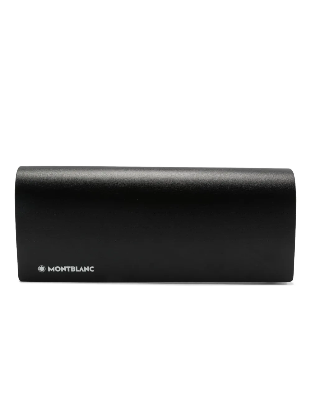 Montblanc Zonnebril met rond montuur Zwart