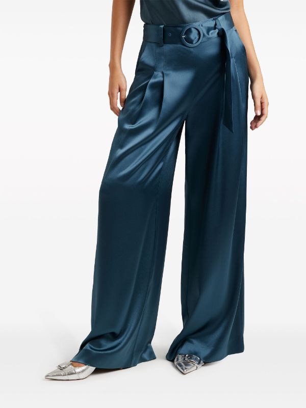 Cinq A Sept Shauna Satin wide-leg Trousers - Farfetch