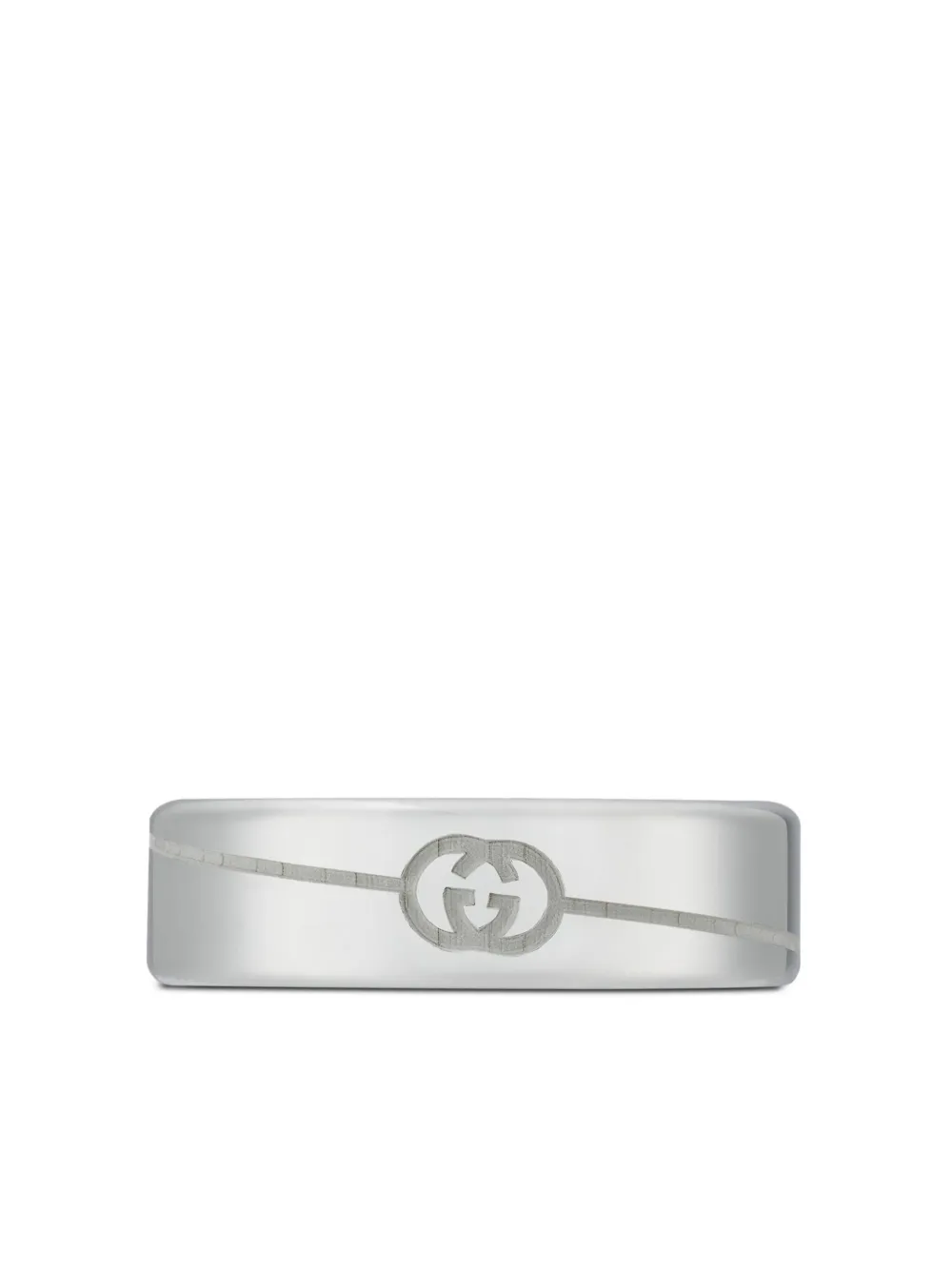 Gucci Diagonal Interlocking G Ring Farfetch