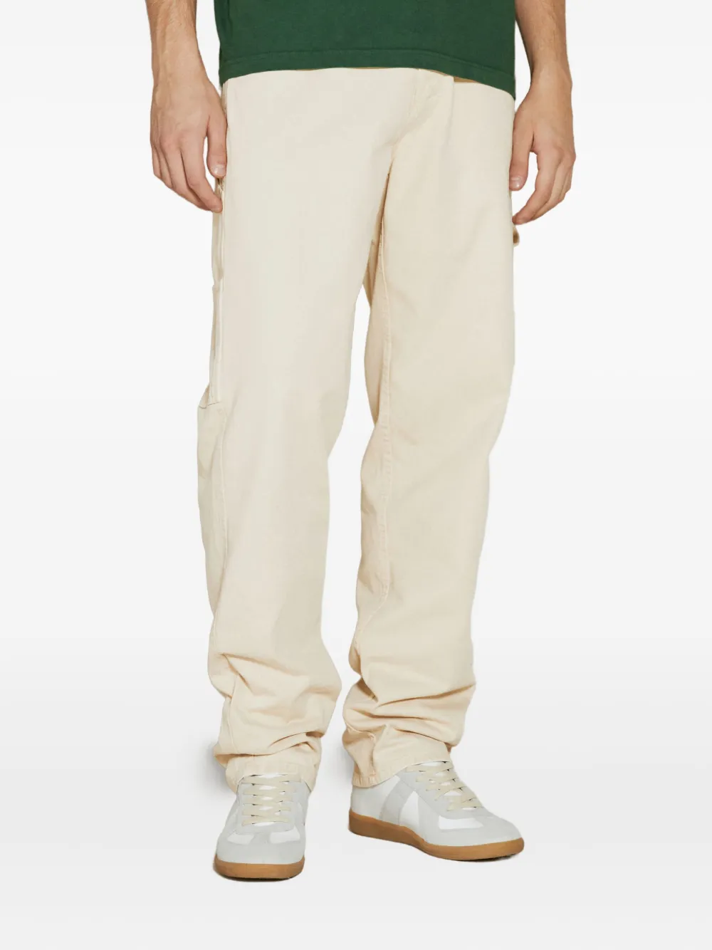 Awake NY strap-detail pocketed regular trousers - ニュートラル Awake NY strap-detail pocketed regular trousers - ニュートラル