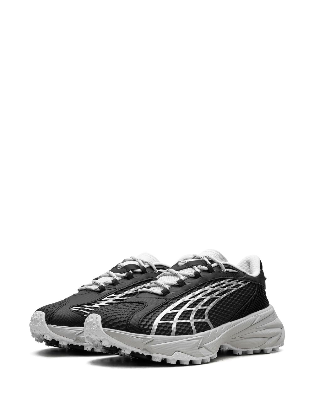 Shop Puma Spirex Speed "black/silver Sneakers