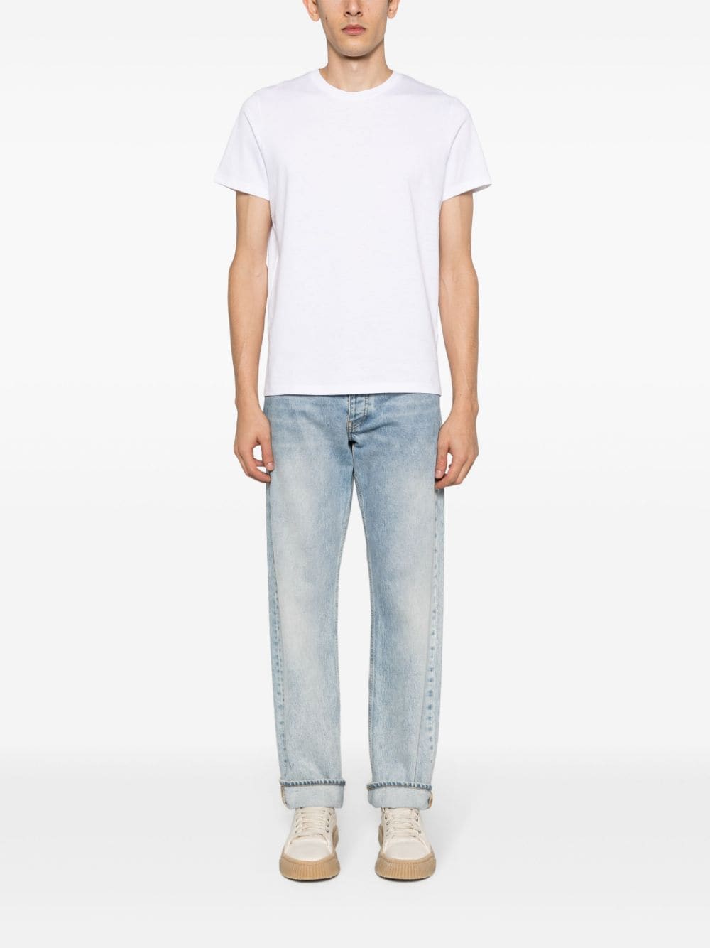 A.P.C. crew-neck cotton T-shirt - Wit