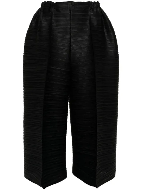 Pleats Please Issey Miyake Thicker Bounce cropped trousers