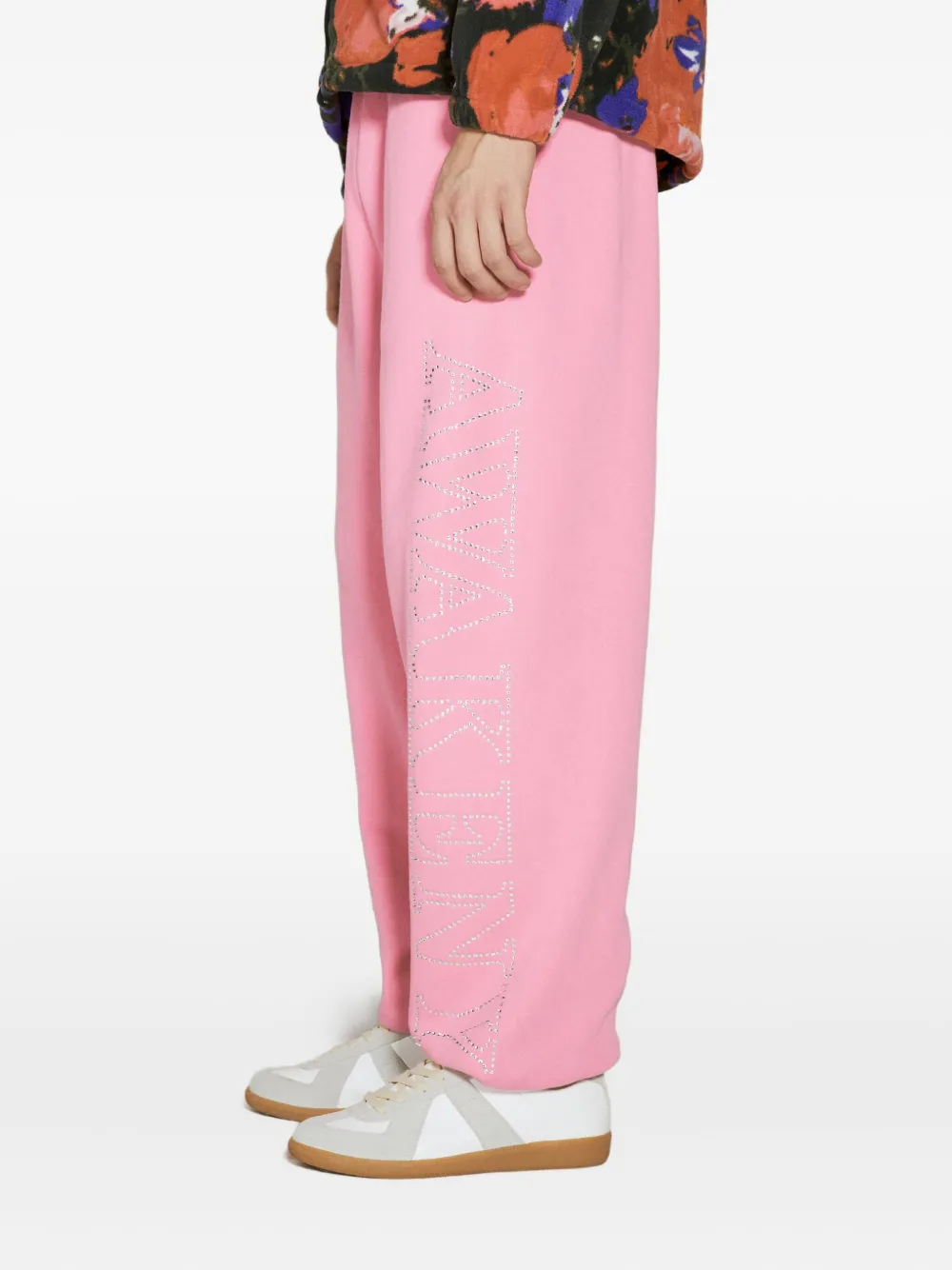 Awake NY Joggingbroek verfraaid met stras Roze