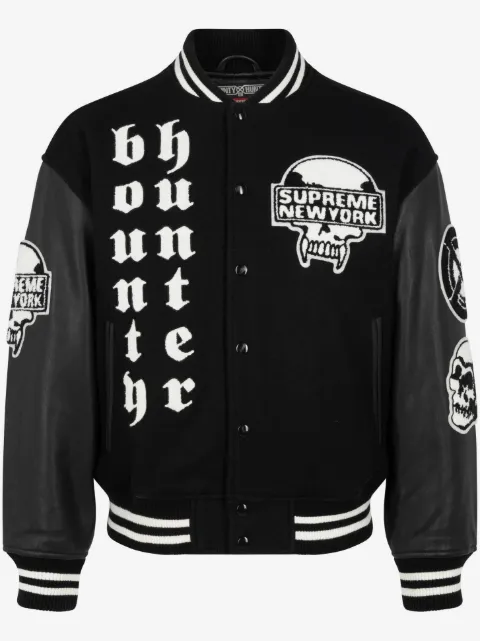 Supreme chamarra universitaria Bounty Hunter "Black"