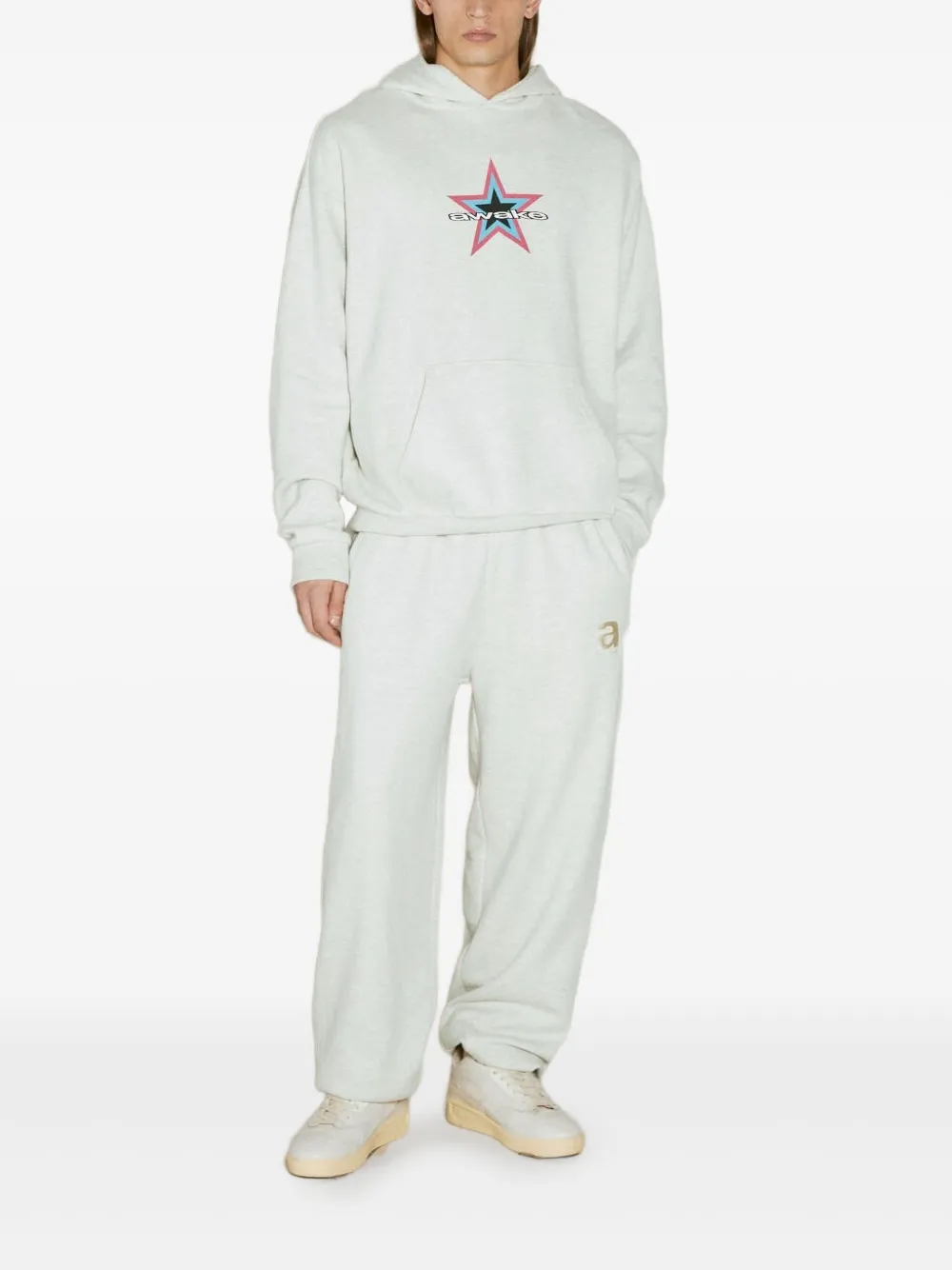 Awake NY Star hoodie met logoprint Beige