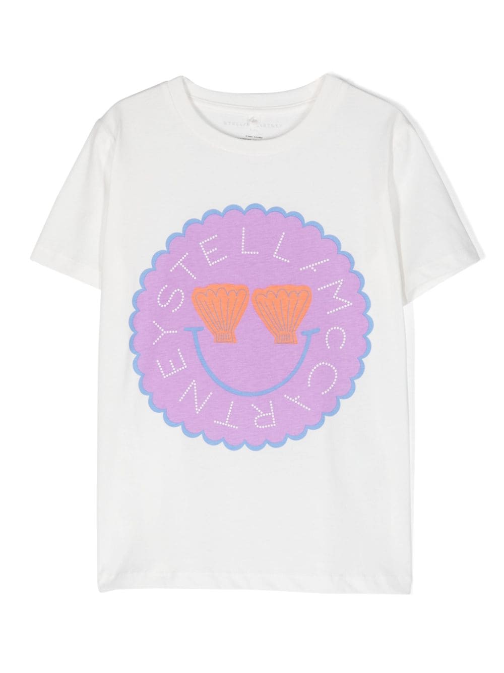 Stella Mccartney Kids' Logo-print Cotton T-shirt In White