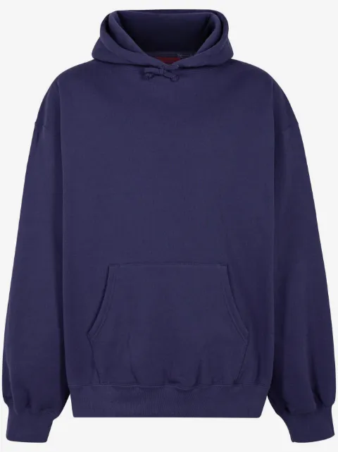 Supreme satin appliqué "FW23 - Washed Navy" hoodie