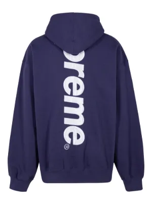 Supreme x Kaws Chalk Logo Hoodie | Blue | FARFETCH
