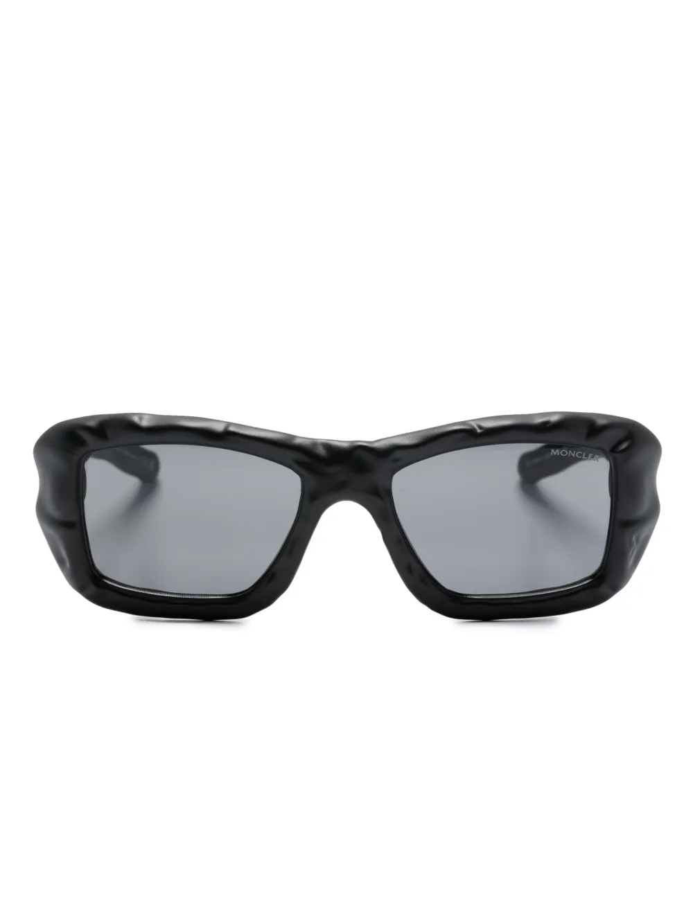 Moncler Eyewear x Sahene Bembury rectangular-frame sunglasses | Black | Image 1