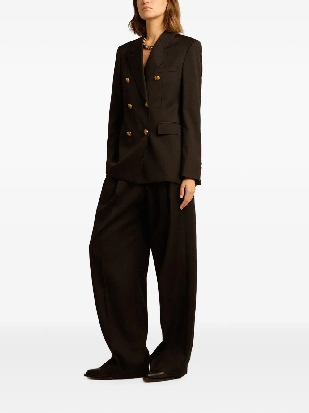 Golden Goose Blazer met dubbele rij knopen Zwart