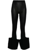 Issey Miyake Exuberance bootcut trousers - Black