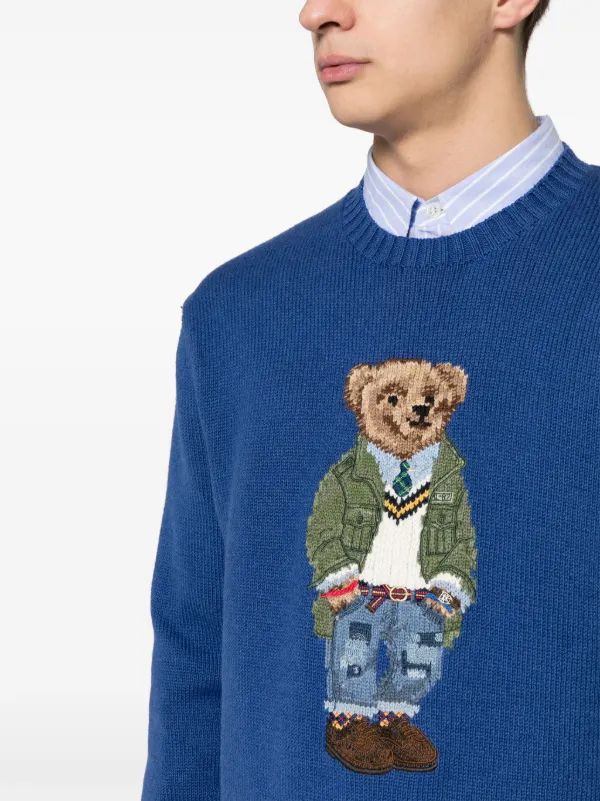 Ralph lauren teddy bear jumper mens sale