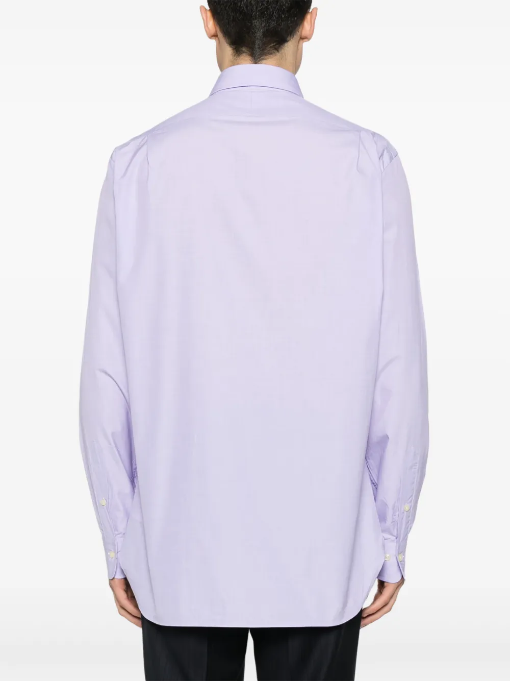 Shop Polo Ralph Lauren Polo Pony Cotton Shirt In Purple