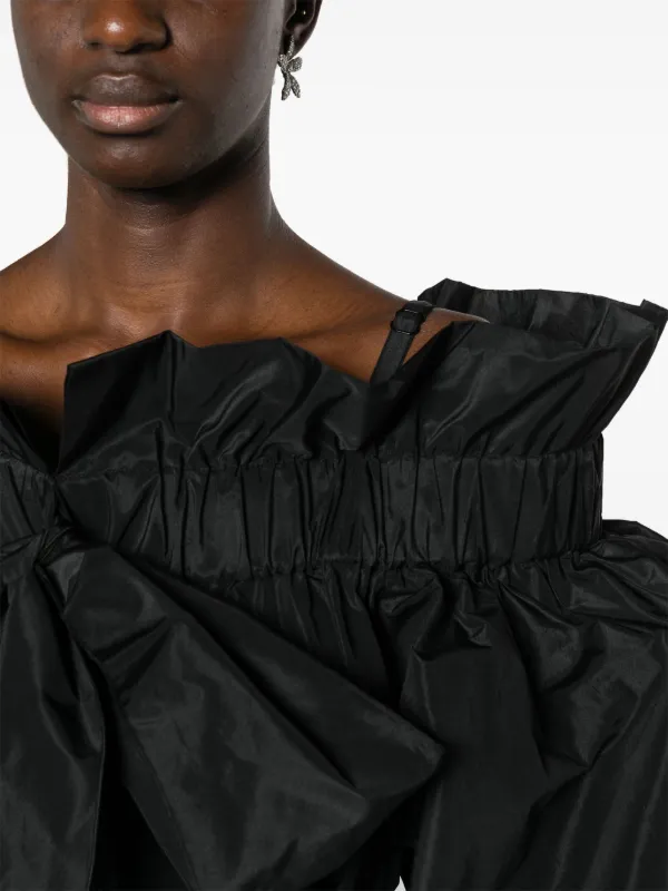 Patou Volume ラッフル ミニドレス Patou Volume ラッフル ミニドレス | ホワイト | FARFETCH JP