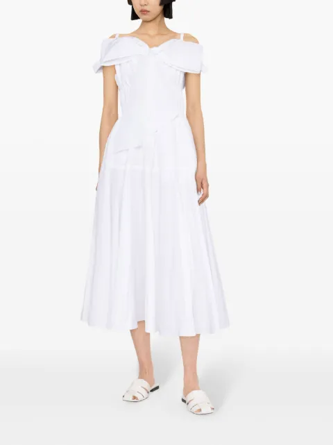 Patou bow-detail cocktail midi dress DR1330011 - 1