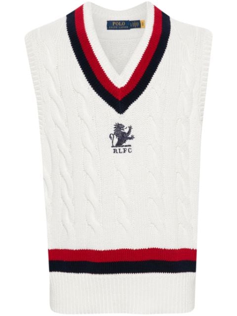 Polo Ralph Lauren logo-appliqué cotton vest