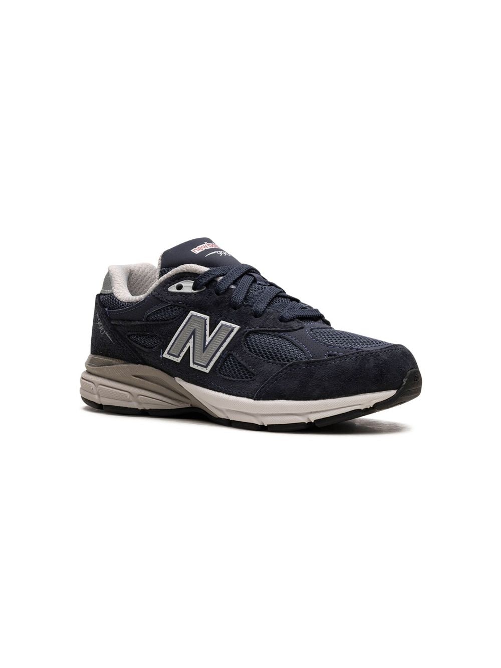 New Balance Kids 990v3 "Navy" sneakers Blauw