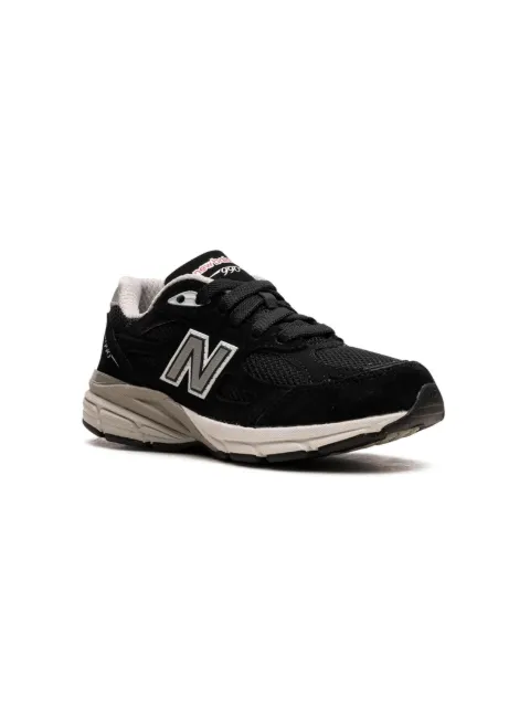 New Balance Kids 990v3 "Black/Grey" sneakers