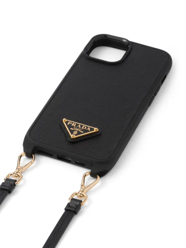 Prada Saffiano Leather iPhone 14 Pro Case Farfetch