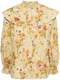 Batsheva x Laura Ashley Swansea cotton blouse - Multicolour