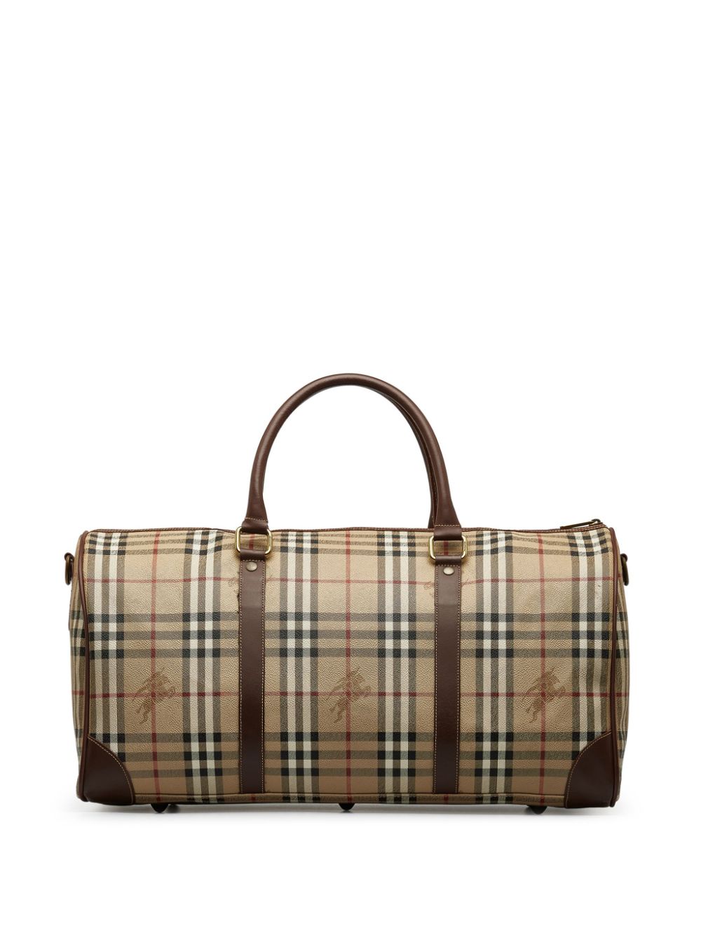 Burberry Pre-Owned 20th Century Burberry Haymarket Check Travel Bag - Bruin