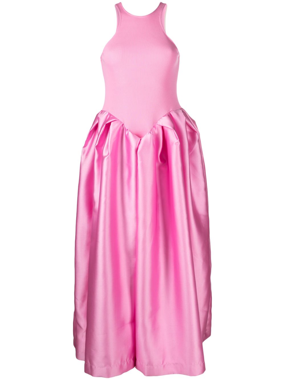 Marques' Almeida Puff-skirt Maxi Dress In Rosa