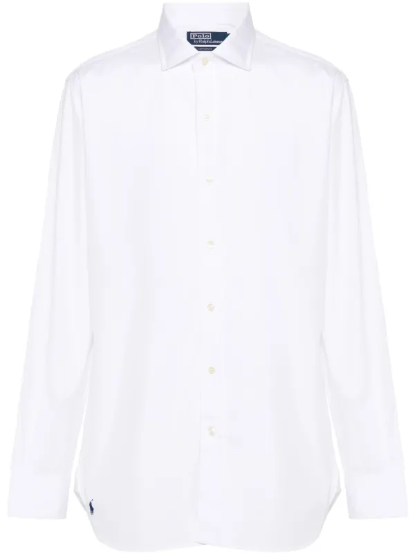 Polo Ralph Lauren Cotton Poplin Shirt in White