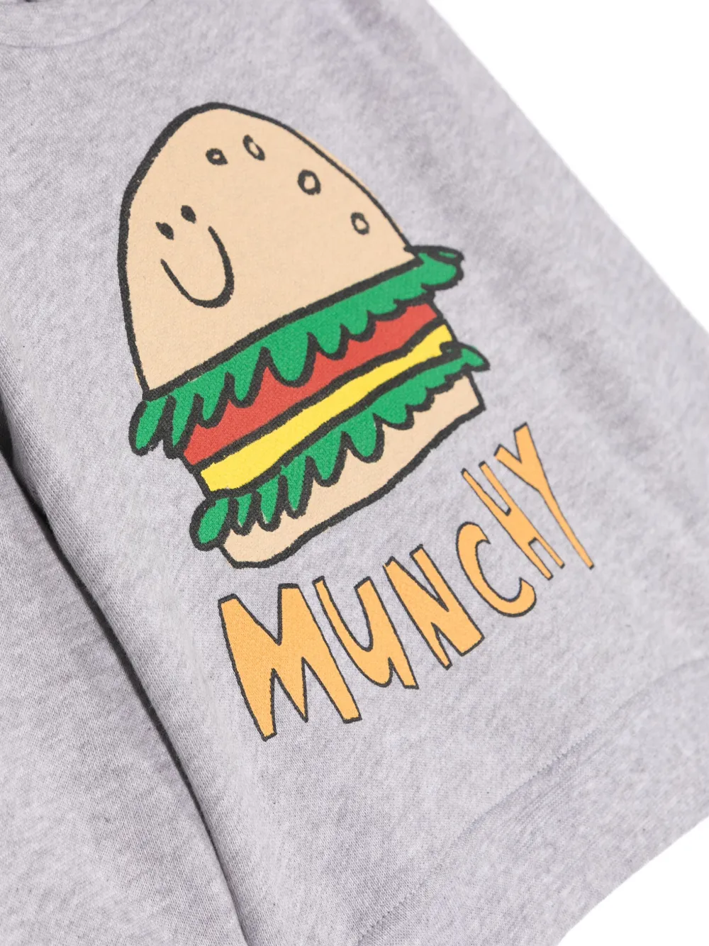 Stella Mccartney Graphic-print Cotton Sweatshirt In Grey