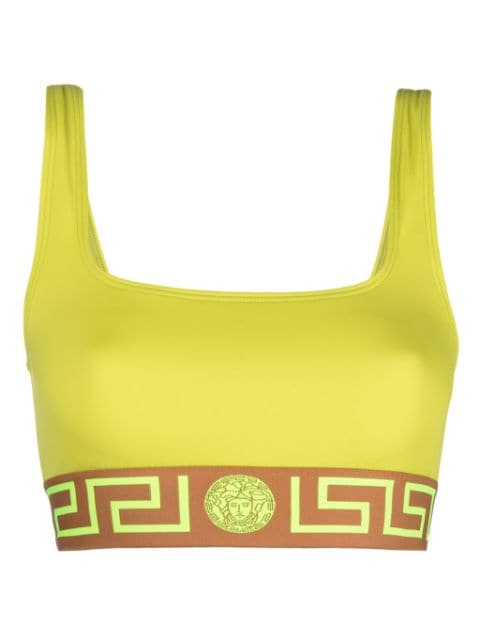 Versace Greca-detail bikini top